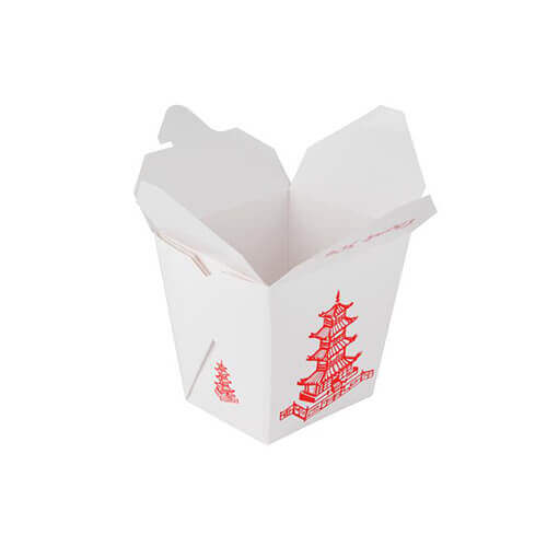 Chinese Takeout Boxes - Clear Plastic